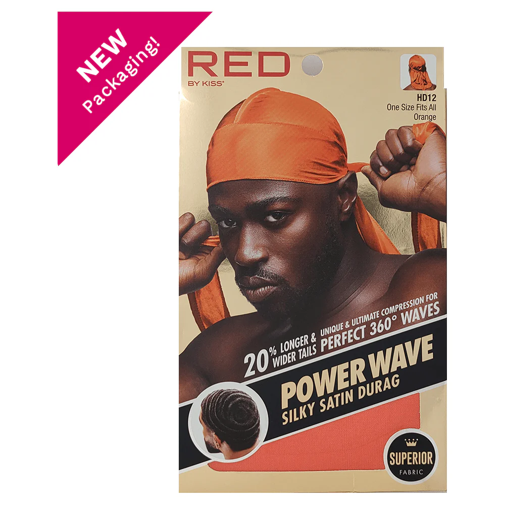 Red By Kiss Power Wave Silky Satin Durag _ Superior Fabric - Image 27