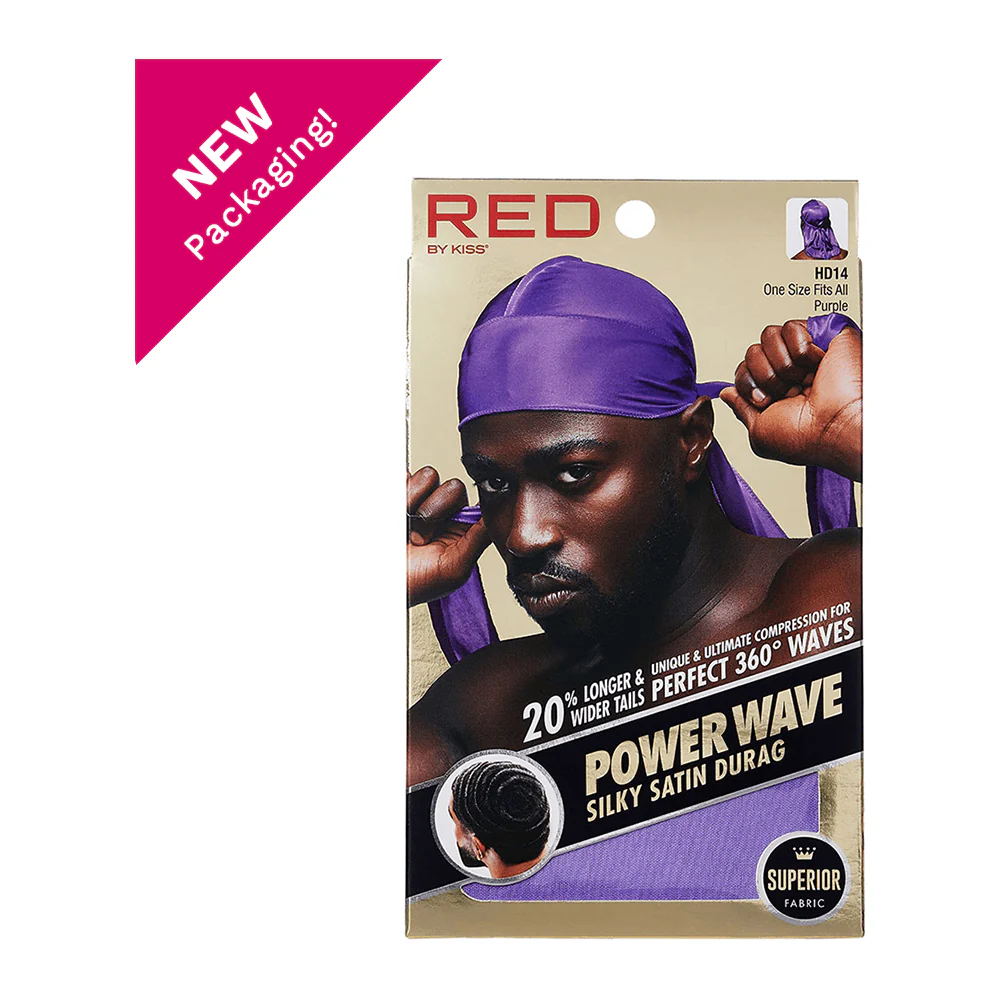 Red By Kiss Power Wave Silky Satin Durag _ Superior Fabric - Image 29
