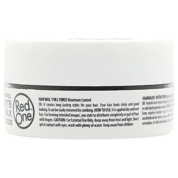 RED ONE Aqua Hair Wax White 150ml - Image 2