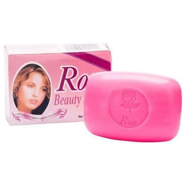 Rose Beauty Soap 130g - Image 2