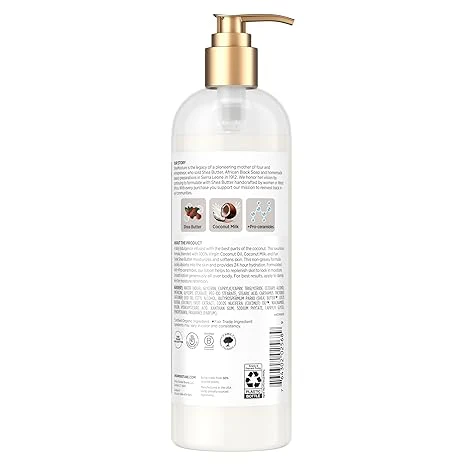 Shea Moisture Daily Hydration 100% Virgin Coconut Body Lotion 16oz - Image 2