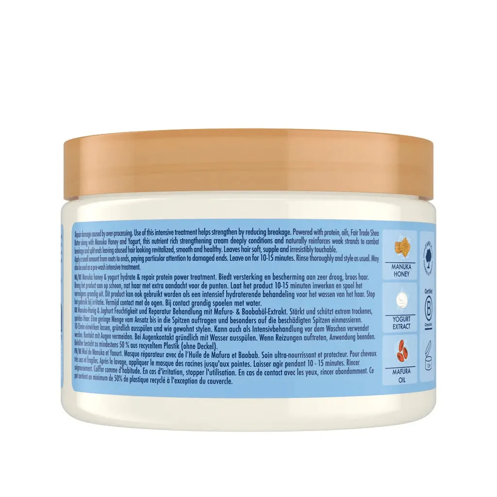 Shea Moisture Manuka Honey & Yogurt Protein Power Treatment 355ml - Image 2