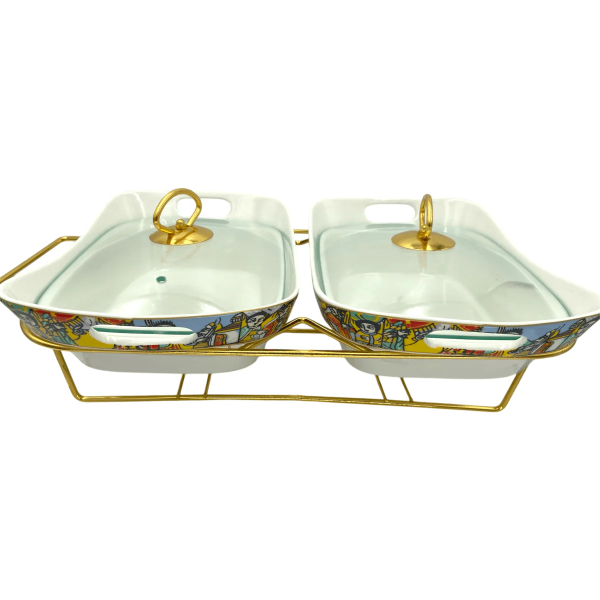 Shewhat 15''Oval food warmer & Spoon 3.0L