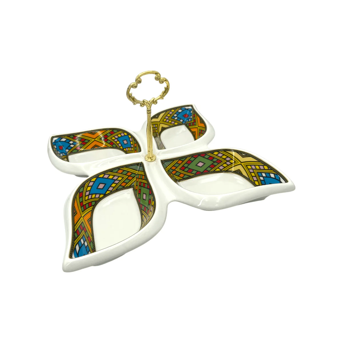 Shewhat 27cm candy tray leaf shape