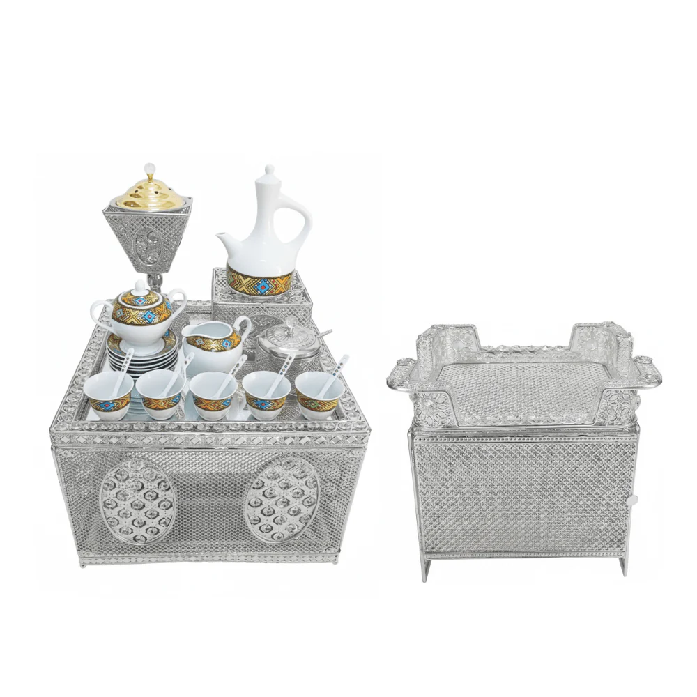 Shewhat 5pcs Rekebot Set Square 2 (Gold & Silver) - Image 8
