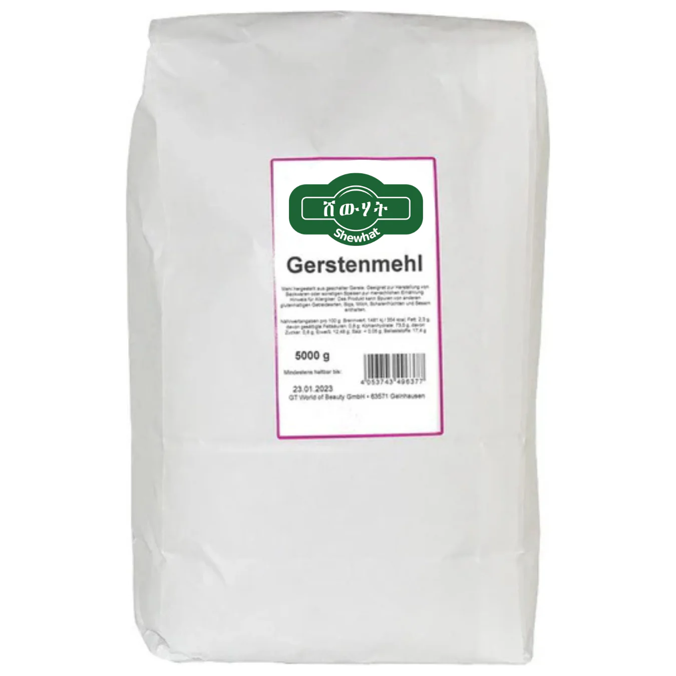 Shewhat Food Gerstenmehl 5kg