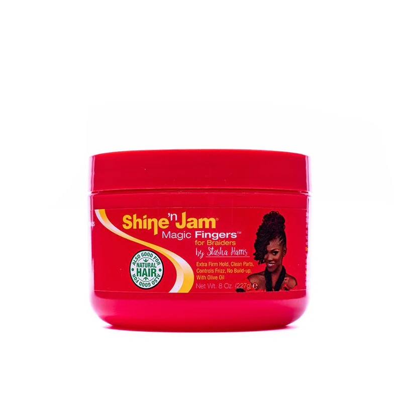Shine 'n Jam Magic Fingers Gel for Braids 4/8/16 OZ - Image 2