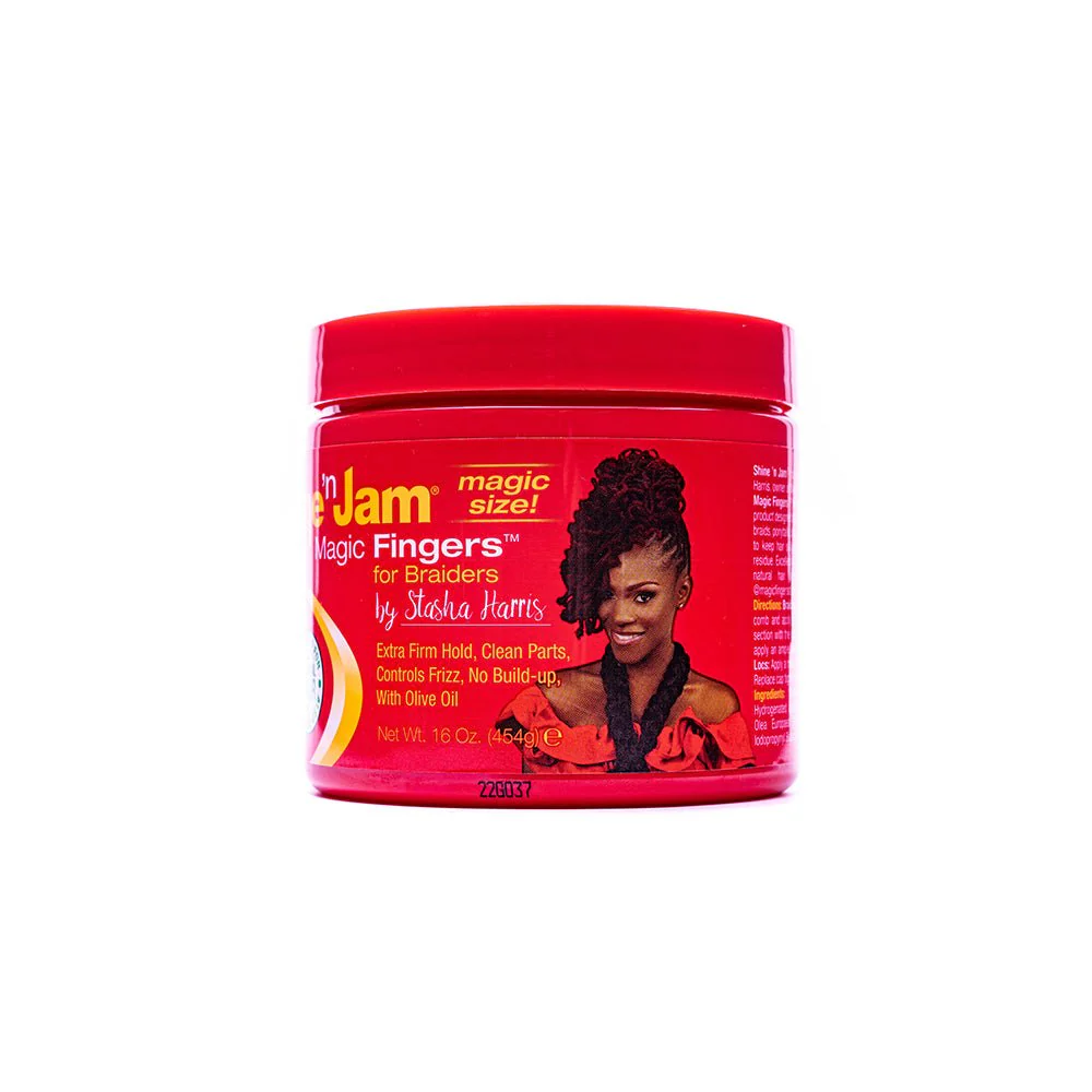 Shine 'n Jam Magic Fingers Gel for Braids 4/8/16 OZ - Image 3