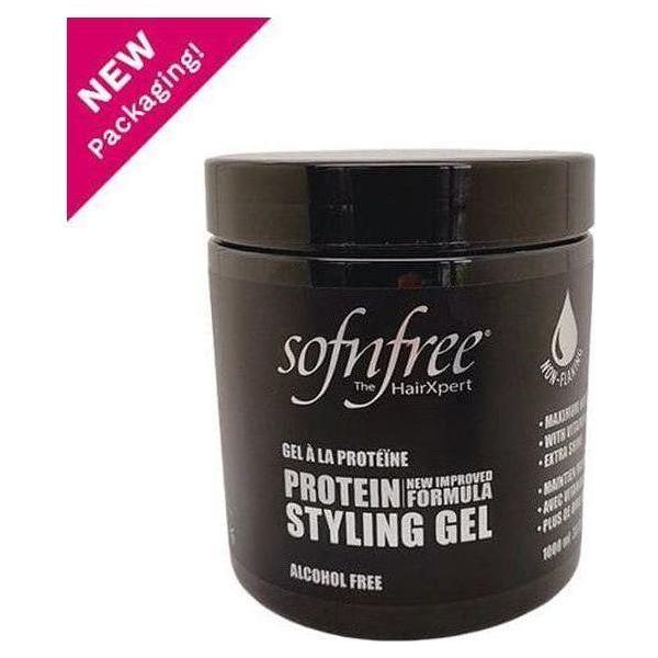 Sofn'free Non-Flaking Protein Styling Gel Black 946ml