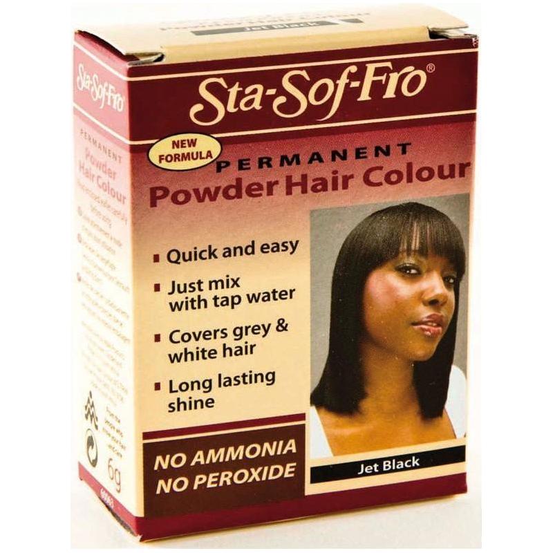 Sta-Sof-Fro Powder Hair Dye Jet Black 60063
