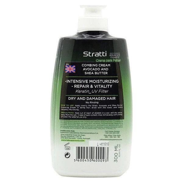 Stratti Combing Cream  Avocado And Shea Butter 300Ml - Image 2