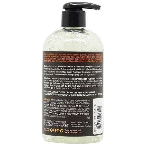 TGIN Curl Bomb Moisturizing Styling Gel 384ml - Image 2