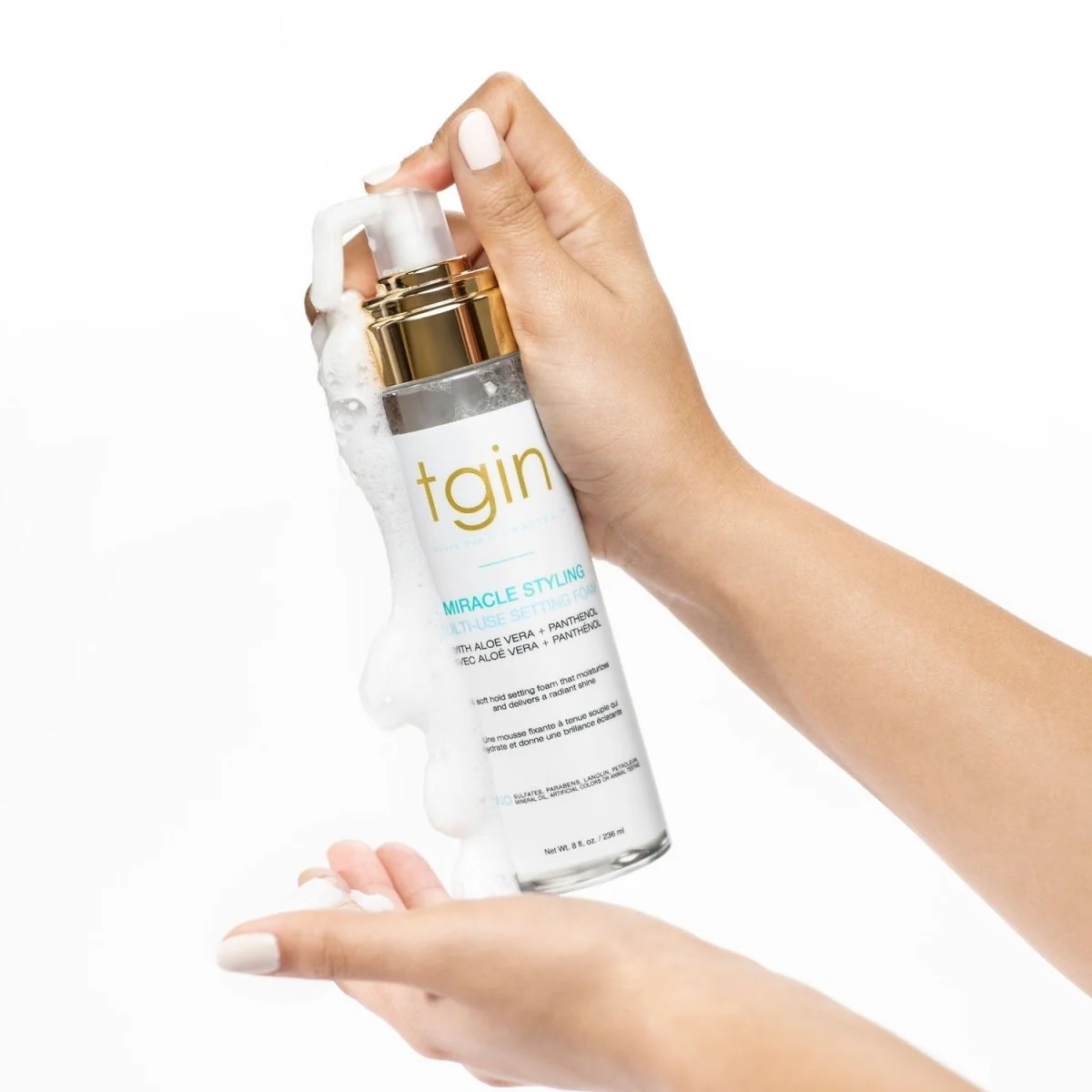 Tgin Miracle Styling Multi-Use Setting Foam 8oz - Image 2