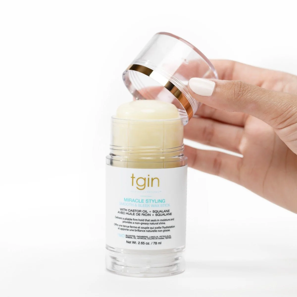 Tgin Miracle Styling Smooth & Sleek Wax Stick 2.65oz - Image 3