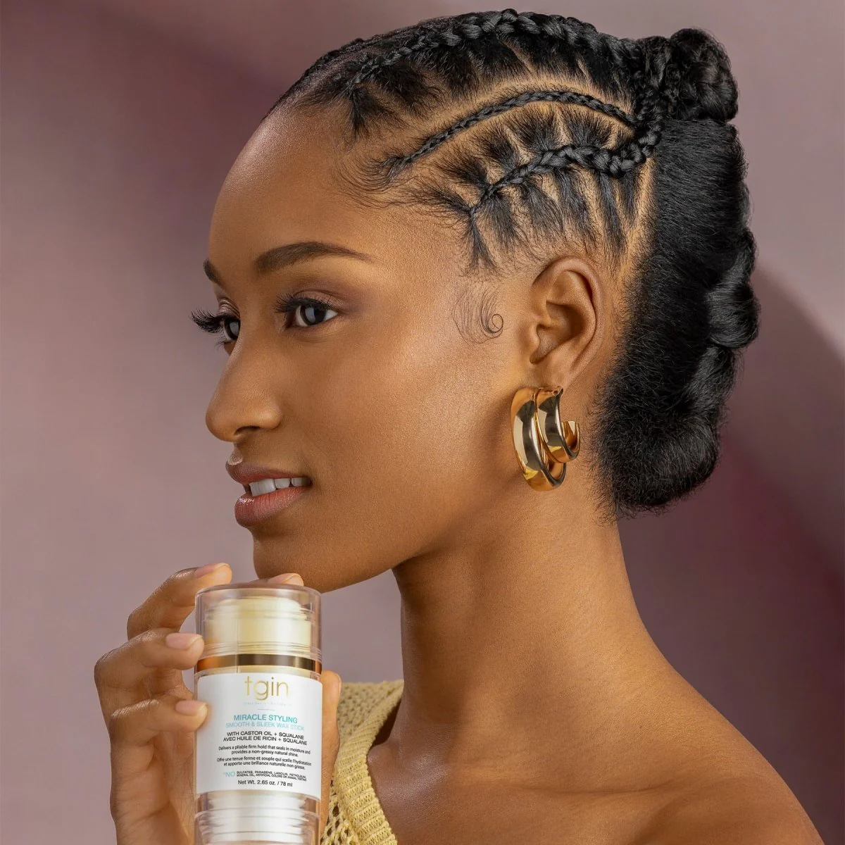 Tgin Miracle Styling Smooth & Sleek Wax Stick 2.65oz - Image 5