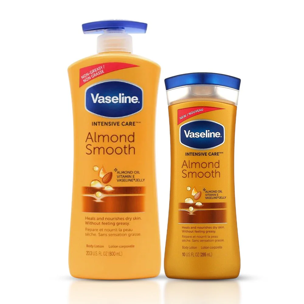 Vaseline Almond Smooth Body Lotion 295/600ml