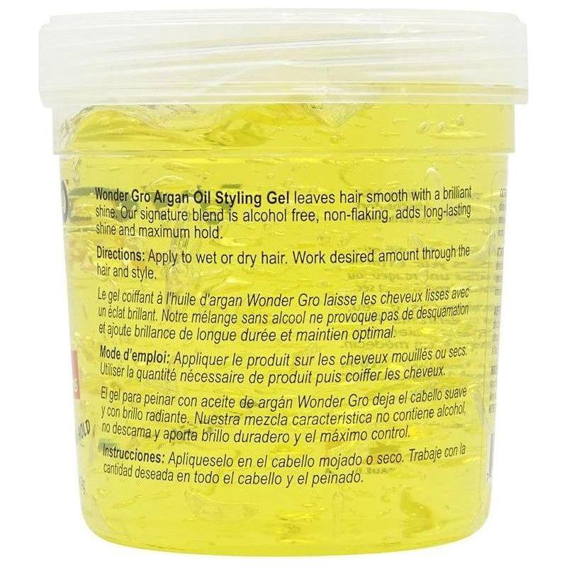 Wonder Gro Argan oil Styling Gel 454/907g - Image 3