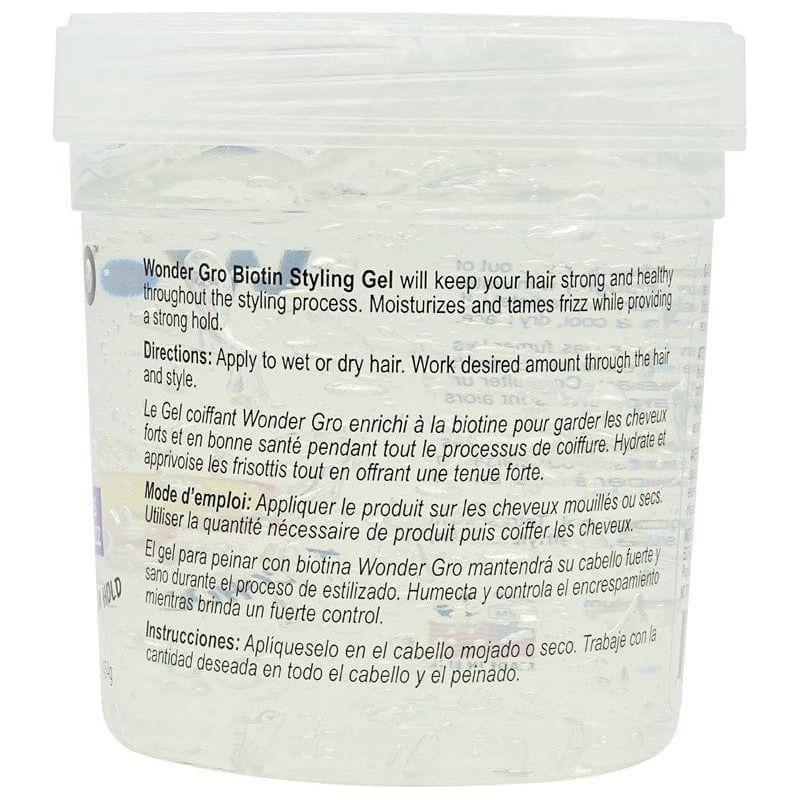 Wonder Gro Biotin Styling Gel 454/907 g - Image 4