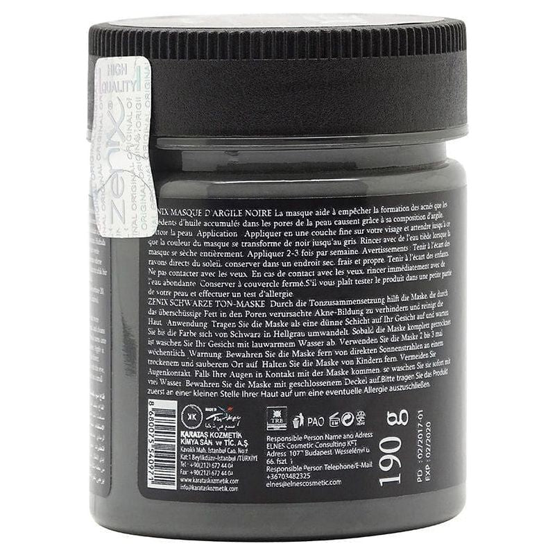 Zenix Black Mask Clay Effect 190g - Image 3